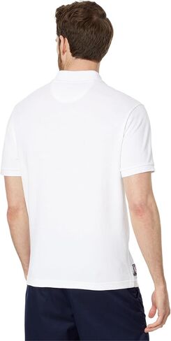U.S. Polo Assn. Men's Graphic Diagonal Pieced Pique Short Sleeve Polo Shirt in Saudi Arabia