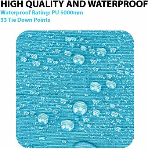 Gold Armour Rainfly Tarp Hammock, Premium 14.7ft/12ft/10ft/8ft Rain Fly Cover, Waterproof Ultralight Camping Shelter Canopy, Survival Equipment Gear Tent Accessories (Camouflage 10ft x 10ft) in Kuwait