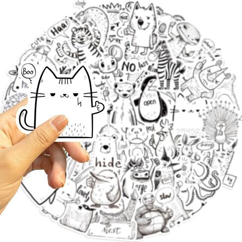 50 قطعة من ملصقات الغراب القوطي - ملصقات طيور سوداء داكنة مقاومة للماء من الفينيل لسجلات القصاصات وأجهزة الكمبيوتر المحمولة وزجاجات المياه وحافظات الهاتف وديكورات الهالوين in Kuwait