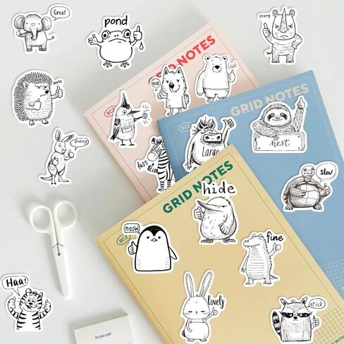 50 قطعة من ملصقات الغراب القوطي - ملصقات طيور سوداء داكنة مقاومة للماء من الفينيل لسجلات القصاصات وأجهزة الكمبيوتر المحمولة وزجاجات المياه وحافظات الهاتف وديكورات الهالوين in Kuwait