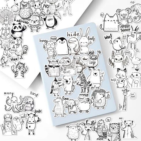 50 قطعة من ملصقات الغراب القوطي - ملصقات طيور سوداء داكنة مقاومة للماء من الفينيل لسجلات القصاصات وأجهزة الكمبيوتر المحمولة وزجاجات المياه وحافظات الهاتف وديكورات الهالوين in Kuwait