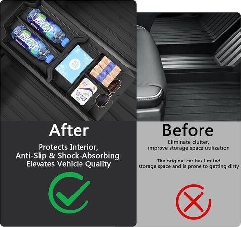 Premium Cybertruck Center Console Organizer Set Glove Pallet Organizer Storage,Charging Pad & Dual Cup Holder Perfect Fit for 2024 Cybertruck Accessories(3 Packs) in Saudi Arabia