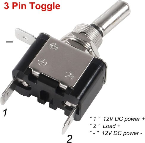 Rocker Toggle Switch Heavy Duty 3Pin ON/OFF 12V Blue LED Lighted Aircraft Safety Cover 20A SPST Rocker with Safety Flip Cover for Racing Automotive Cars Trucks Golf Cart in Kuwait
