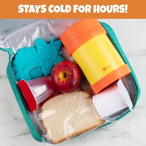 Bentology 3-Pack Unicorn, Narwhal, Corgi Themed Hard Ice Packs, BPA Free, Reusable, Easy to Wash, Fits in Lunch Boxes in Saudi Arabia