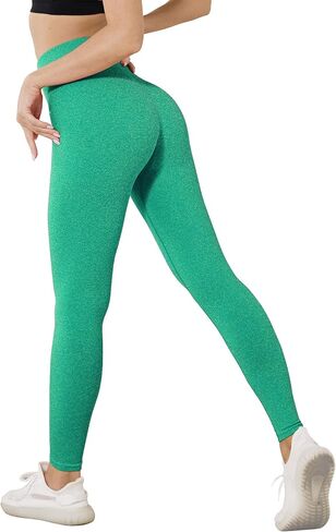 Women's Tummy Control Seamless Leggings, High Waisted Workout Leggings for Women, No Front Seam Yoga Pants in Saudi Arabia