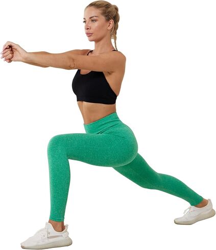 Women's Tummy Control Seamless Leggings, High Waisted Workout Leggings for Women, No Front Seam Yoga Pants in Saudi Arabia