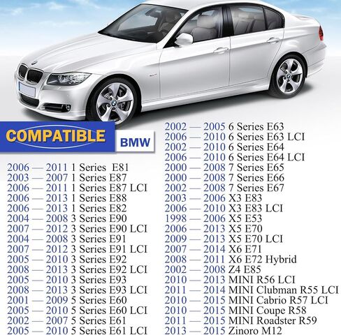 72157070643 خطاف سحب الجر سحب كُبشة وخطاف لسيارات BMW 1 3 5 7 X5 X3 سلسلة E53 E60 E61 E63 E64 E65 E70 E87 E90 E91 استبدال #72158266616 in Saudi Arabia