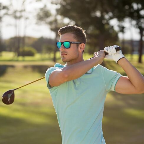 agape Birdyx™ Polycarbonate Red Lenses Polarized Anti-glare Golf Sunglasses Sport Glasses for Men Women in Saudi Arabia