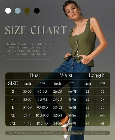 Womens Ribbed Tank Tops - Sleeveless Blouses Button Down Henley Shirts Summer Vest Cami Top in Kuwait