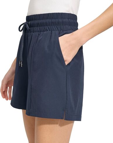 Andrew Marc Women's Pull on Relaxed Stretch Short in Saudi Arabia