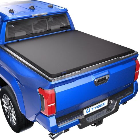 Tyger Auto T1 Soft Roll-up Truck Bed Tonneau Cover Compatible with 2024-2025 Toyota Tacoma | 5' (60") Bed | TG-BC1T9204 in Saudi Arabia