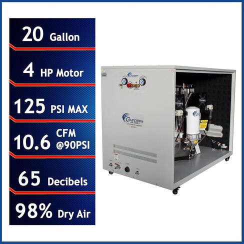 California Air Tools 20040SPCAD Ultra Quiet 4 Hp Sound Proof Cabinet in Saudi Arabia