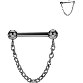 FANSING 316L Surgical Steel Single Chain Septum Jewelry