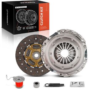 A-Premium Transmission Clutch Kit with Clutch Slave Cylinder Compatible with Ford Mustang 2005 2006 2007 2008 2009 2010 V6 4.8L, Replace# 07187WSST1, 5R3Z7L596A