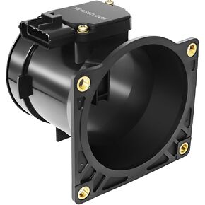 Mass Air Flow Sensor (4 Pins) Fits for Ford: F150/F250/F250/F350 Super Duty/Lobo/Taurus/Expedition, for Lincoln: Blackwood/Navigator, 1999-2004, Replace # F81Z12B579BA, F8DZ12B579BA, MAF0040