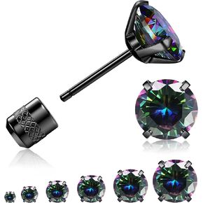 YADOCA 6 أزواج من الأقراط المسطحة بدون خيوط للرجال والنساء in Kuwait