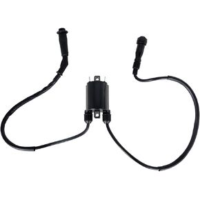 Ignition Coil with 2 Spark Plug Caps Replacement for Honda Shadow ACE750 1998-2003, Aero750 2004-2019, Spirit750 2001-2013, 30510-MM8-003 30510-MCC-003