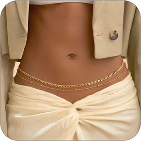 Waist Chain Waist Beads for Women Gifts for Christmas Body Chain Jewelry for Women Trendy Stocking Stuffers