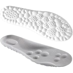 Cloud Insoles for Men Women - Cloudsole Insoles - Orthopedic Insoles-Plantar Fasciitis Insoles - Sports Shoe Insoles - 4D Cloud Insole (Padded Version-Gray, Men: US 8-12.5) in Kuwait