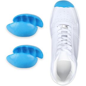 Shoe Filler for Too Big Shoes, Shoe Inserts to Make Shoes Smaller, Toe Filler Cushion Inserts for Loose Shoes, for Men and Women (L: one to Two Size Bigger)