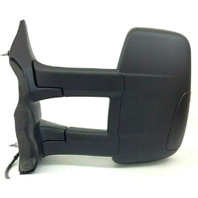 Replacement Driver Left Side Door Mirror Long Extension View Tow Mirror Power No Heated without Signal Light Indicator for Ford Transit 150 250 350 from 2010 to 2023 in Kuwait