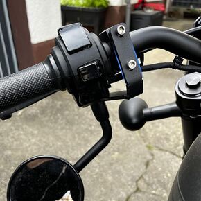 Motorcycle fit for Ho&n&da Rebel CMX 250 500 Rebel 300 CMX 300 500 2017-2024 Handlebar Rear View Side Mirror Rearview Downside Bracket Mount Adapter Clamp Holder Accessories
