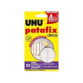 UHU 47910 Patafix Homedeco Sticky Pads 32 Pieces