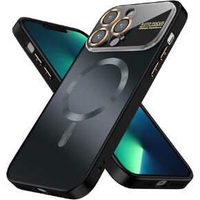 Magnetic Case for iPhone 15 Pro Max Case [Compatible with MagSafe] [Full Camera Lens Protector & Military Grade Drop Tested] Scratch Resistant Matte Cover Shockproof 15 Pro Max Phone Case…