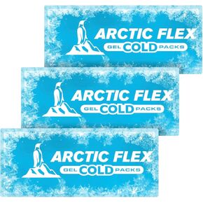 Arctic Flex Gel Replacement Packs - Gel Ice Packs Reusable for Knee Ice Brace - Hot and Cold Gel Pack for Injuries, Pain Relief, Swelling - Flexible Therapy Compression Wrap - Athletic, Women, Men
