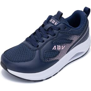 Wide Toe Box Shoes Women with Arch Support Orthotic Plantar Fasciitis Walking Shoes Air Tennis Sneakers