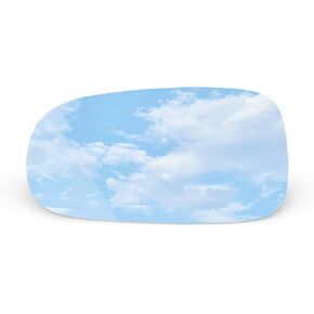 TOEMIRR Mirror Glass Passenger Right Side fit for 2003 2004 2005 2006 2007 2008 2009 2010 2011 SAAB 9-3 9-5 9-3X with Adhesive Convex No Backing Plate