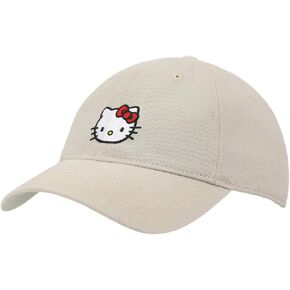 Hello Kitty Embroidered Character Unstructured Baseball Cap