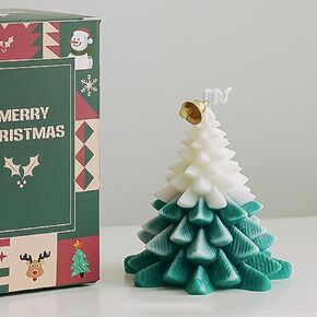 Christmas Tree Candles Gifts, Soy Wax Aromatherapy Candle, Room Decor Scented Candles, Christmas Decorations-English pear Freesia