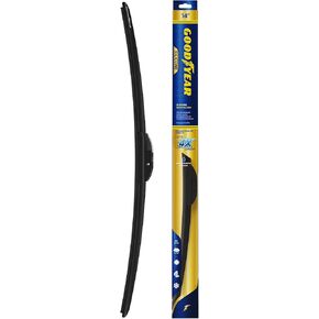 Goodyear Silicone 13" Premium Beam Windshield Wiper Blade with Universal Adaptor, Replacement Beam Wiper Blade for Curved Windshields, Pack of 1
