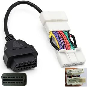 OBD2 Diagnostic Harness Scanner Splitter 26Pin Adapter for TLS Model 3 & Model Y Post Jan 2019 to Now