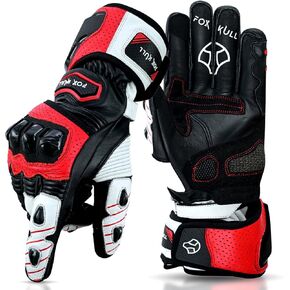 Motorcycle Full Finger Gloves with Knuckle Protector for Men Women Riding Motorbike Cruiser Touring Bicycle
