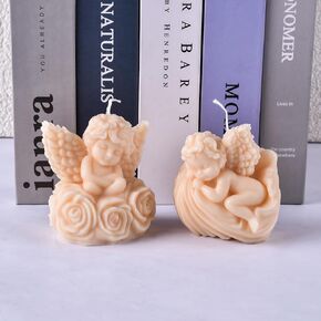 Butterfly Silicone Molds,2PCS Candle Molds for Candle Making,3D Butterfly Resin Clay Wax Ice Silicone Mold