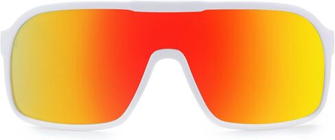 FEISEDY Fashion Polarized Sunglasses Oversized One Piece Reflective Lens Sports Sun Glasses B0122 in Saudi Arabia
