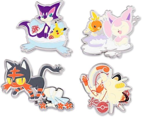 Pokémon Center: Litten's Playhouse Pokémon Pins (4-Pack) in Saudi Arabia