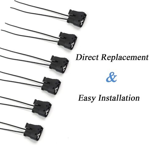 Ignition Coil Connector Pigtail Plug SSCP-1JZ 4A-GE 2JZ-GE Replacement for Toyota Supra Equivalent replacement Pigtail Harness PT2045 PT-2045 WPT-1094 / AU2Z-14S411-ADA (3 Pack) in Kuwait