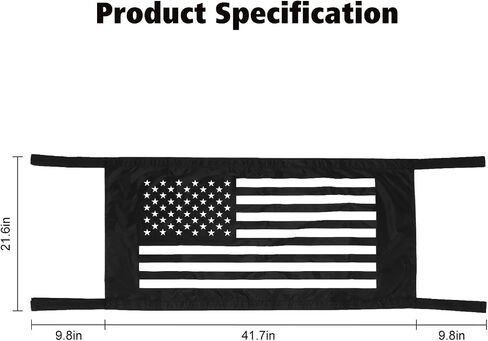 RT-TCZ Car Roof Cargo Net Hammock for Jeep Wrangler YJ TJ JK JKU JL JLU & Gladiator JT 1987-2023 (US Flag) in Saudi Arabia