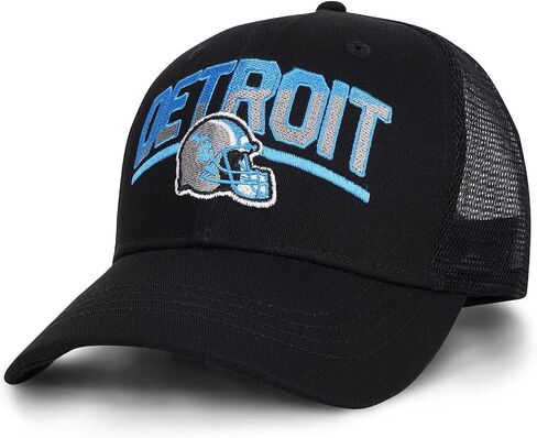 Football Fans Embroidered Trucker Hat, Football Team City Adjustable Baseball Hats Best Gift for Men Women in Saudi Arabia