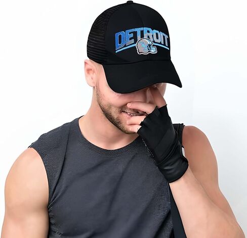 Football Fans Embroidered Trucker Hat, Football Team City Adjustable Baseball Hats Best Gift for Men Women in Saudi Arabia