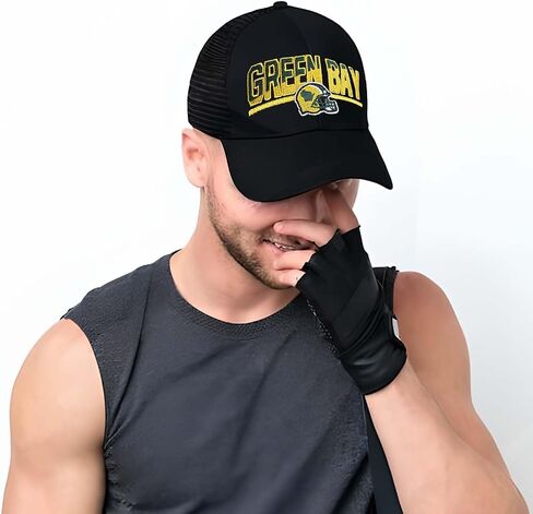 Football Fans Embroidered Trucker Hat, Football Team City Adjustable Baseball Hats Best Gift for Men Women in Saudi Arabia