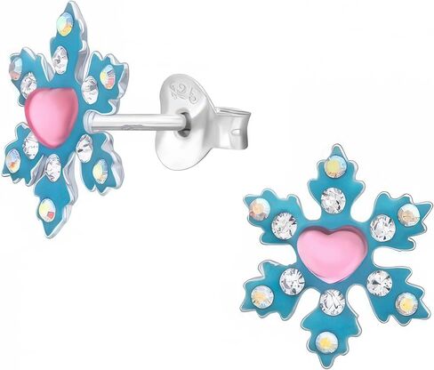 .925 Sterling Silver Christmas Stud Earrings (Hypoallergenic) in Saudi Arabia