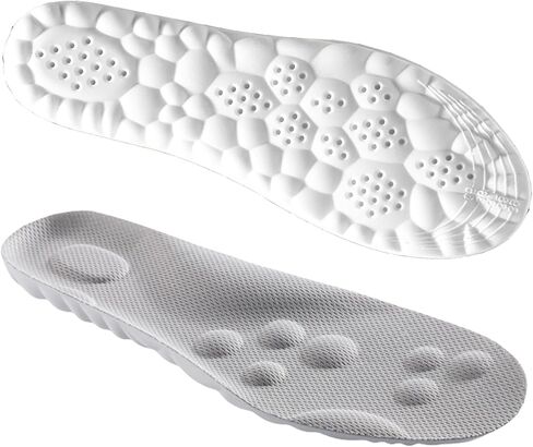 Cloud Insoles for Men Women - Cloudsole Insoles - Orthopedic Insoles-Plantar Fasciitis Insoles - Sports Shoe Insoles - 4D Cloud Insole (Padded Version-Gray, Men: US 8-12.5) in Kuwait