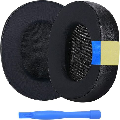 Ear Pads Replacement for SteelSeries Arctis 1 / Arctis 3 / Arctis 5 / Arctis 7 Arctis 9 / Arctis Pro & Prime Wireless Gaming Headset by MMOBIEL - Mesh Fabric Ear Pad Cushions Replacement – Black in Saudi Arabia
