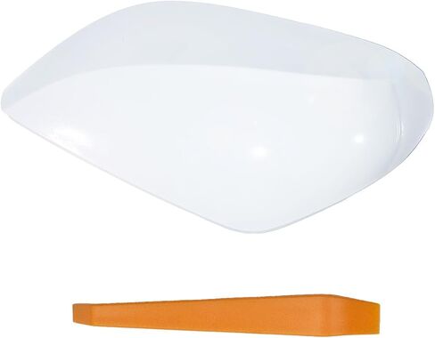 غطاء غطاء مرآة الباب الأيمن للركاب متوافق مع إنفينيتي 2014-2021 Q50/Q60،2014-2019 Q70، 2017-2019 QX30 أبيض in Kuwait