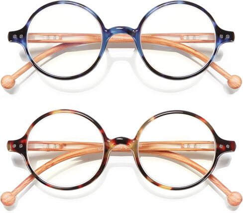 Round Reading Glasses Women Men Blue Light Blocking Circular Readers Unisex Ultra Lightweight Circle Cheaters Glasses in Kuwait