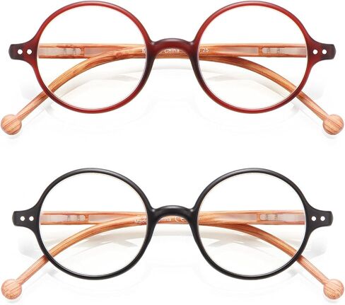 Round Reading Glasses Women Men Blue Light Blocking Circular Readers Unisex Ultra Lightweight Circle Cheaters Glasses in Kuwait